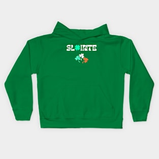 Slainte Irish Gaelic Cheers Drinking Kids Hoodie